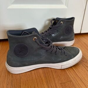 Leather converse sneakers